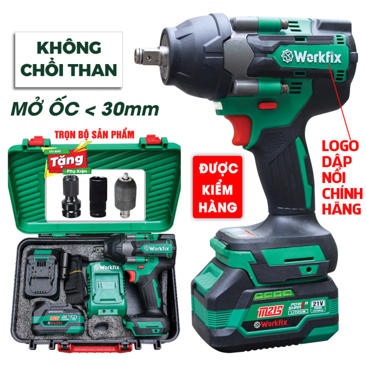 Máy siết bulong Workfix WF-IW650N Không chổi than siêu khỏe - Chuyên ...