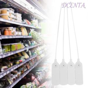 DCENTA 100Pcs 30cm Plastic Disposable Zip Ties Self locking Tie Suitcase Shoes Bag Label Tag