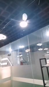 50W 6 leaves LED 2 IN 1 Ceiling Fan with Light Ceiling 3 Speed Dimmable LED E27+Remote Control Timing Diming For Home