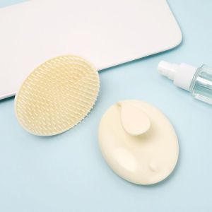 SEA JJT หวีแชมพูสำหรับผู้ชายและผู้หญิงหวีนวดป้องกันอาการคันหนังศีรษะแปรงสระผมแบบฟันละเอียดเปียกและแห้ง