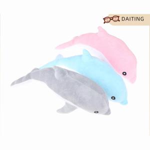 DAITING Đồ chơi nhồi bông hình cá heo đáng yêu mới 30cm Búp bê thú nhồi bông mềm dễ thương Đồ trang trí sofa
