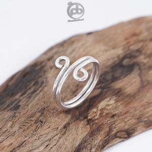 Cincin Simple Wanita Perak 925 Asli Sterling Silver Duoyana