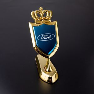 Chất lượng cao sửa đổi kim loại tự động 3D đứng nhãn dán dạng bảng bên ngoài decorationfront nắp ca-pô Sticker xe chuyên dụng mui xe logo cho Ford lãnh thổ Everest Ranger Fiesta thoát thám hiểm tập trung hộ tống Ecosport Mustang E150 LYNX thám hiểm EL exp