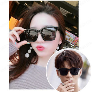 แว่นกันแดดผู้ชายแฟชั่น เลนส์ใส แว่นตากันแดดสไตล์คนดัง ป้องกันรังสียูวี วัสดุคุณภาพสูง เหมาะสำหรับการใช้ประจำวัน