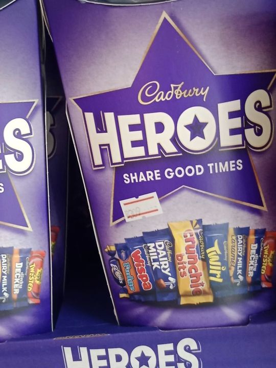 CADBURY HEROES Christmas Chocolate Bar Box Assortment ***LARGE