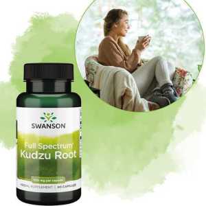 Viên Uống Thảo Dược Cai Rượu Tăng Cường Chức Năng Gan Swanson Kudzu Root An Toàn 60 Viên Của Mỹ - Hỗ trợ kiểm soát cảm giác thèm ăn hỗ trợ quá trình giảm mỡ thừa khi kết hợp với chế độ ăn uống lành mạnh. Hỗ trợ hệ tiêu hóa