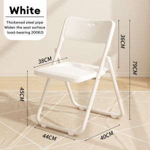IAKE Foldable Chair Kerusi Lipat Portable Folding Chair Outdoor Camping Dining Study Conference Chair Lightweight 折叠椅