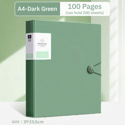 Clear Book Long A4 Expanding File Folder Clear Folder Organizer Paper Organizer Document Storage Long