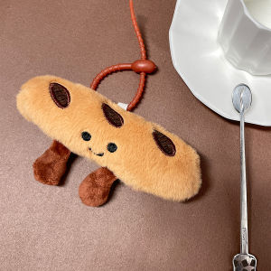 Cute French Baguette Plush Bread Stick Doll Croissant Keychain Pendant Backpack Decoration [ Free Shipping ]