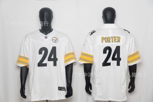 (Embroidered NFL jersey) American NFL third-generation jersey Steelers number 8 # 24 rugby jersey MEN’S