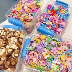 Hair Accessories Pink Hair Rope Head Cartoon Cute Multi-style Functionality Unique Soft Material