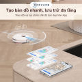 Robot hút bụi lau nhà Ecovacs Deebot T30 Pro Omni xòe giẻ làm sạch tối đa - Lực hút 11000Pa - Pin 5200mAh. 