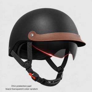 LIVELYN Ultra Light Electric Bicycle Helmet Sunscreen Fall Prevention Motorcycle Half Helmet Fashion Breathable Safety Helmets Riding