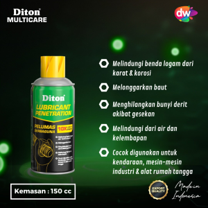 [Sulsel-Sulbar] Diton Lubricant Penetration (Pelumas Serbaguna Anti Karat)