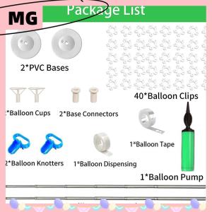【Magical House】[ New Hot Fashion] Balloon Column Stand KitAdjustable Balloon Column Kit Metal Telescopic Pillar Balloon Stand Birthday Party Graduation Weddi