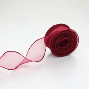 NOBLELUX Bó hoa gói Cuộn ruy băng satin Vải lưới 40mm 10 yard Ruy Băng Organza Quà tặng sinh nhật Ren Ruy băng vải tuyn