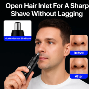 Electric Nose Hair Trimmer Mens Nose Hair Trimmer Nose Hair Scissors Shaving Scraping Nostril Removal Nose Hair Remover for Men电动鼻毛修剪器