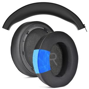 MINIFELE 262 1Pair Replacement Headphone Ear Pads Protein Leather Cooling Gel Headset Earmuff Ear Pillows Sponge Foam Ear Cover Cushions for Anker Soundcore Life Space Q45 Headphones Repair
