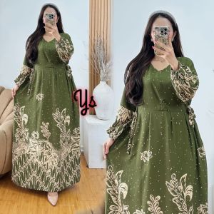 Gamis Chibi Jumbo Ld 120 Nyaman Bahan Rayon Tebal Lengan Karet