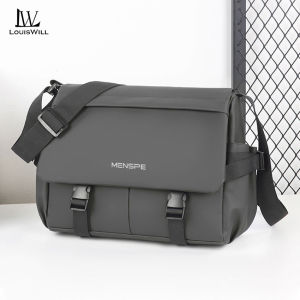 LouisWill Men’s Shoulder Bag Mini Cross Body Bag Casual Lightweight Messenger Bag Large Capacity Waterproof Leisure Street Bag Travel Bag Outdoor Riding Bag For Men