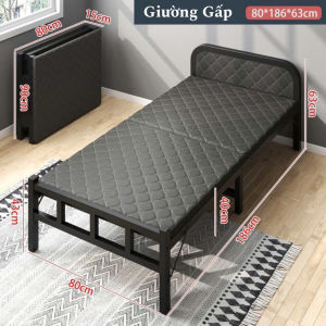 Giường Gấp Gọn giường gấp gọn văn phòngxếp khung thép chắc chắn giường xếp đa năng