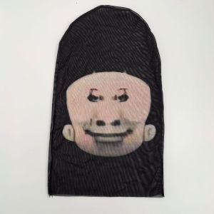 Prank Mask Funny Videos 3D Printed Balaclava with Classic Meme Faces Golden Hall Master Big Head