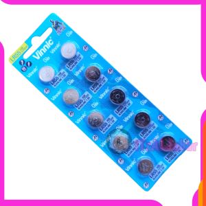 Vinnic AG8 Baterai jam tangan Vinnic L1121F LR55 Alkaline 1.5V Original (1pcs)