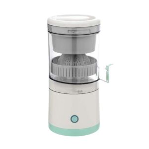 YIYU STUDIO Có thể sạc lại Máy ép cam quýt Với cáp USB Tự động Máy ép trái cây chạy điện Mini Di động Dụng cụ tách nước trái cây Màu cam