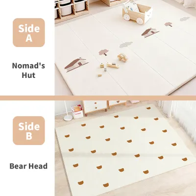 LemonU Baby 200*180CM Playmat XPE New Design 2cm Thicken Crawling Pad 180*150cm Foldable Play Mat