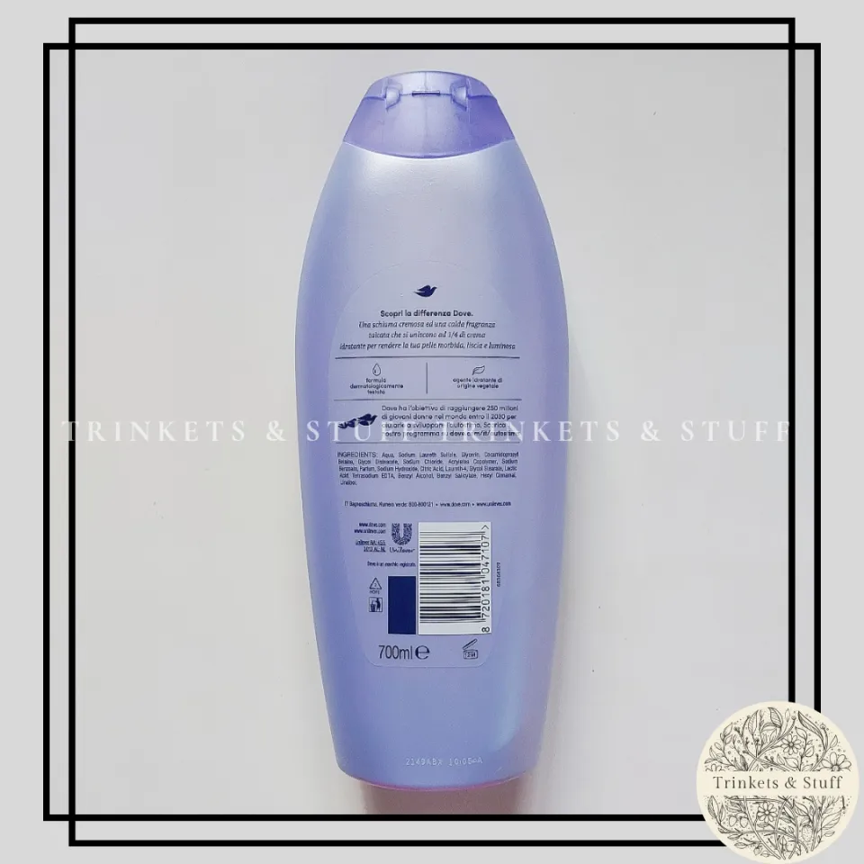Dove Talco Bath – 700 Ml – Für Ein Weiches, Duftendes Bad