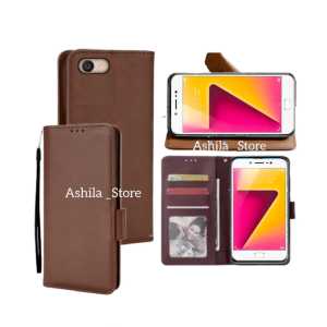 Vivo Y67 Case / Casing Dompet Flip Cover Leather Premium Sarung Buku HP Bisa Standing