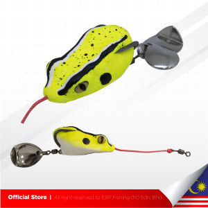 EXP GUMMY FROG Soft Rubber Frog Expert For Snakehead Hunter Haruan/Toman Bunga/Bujuk umpan casting haruan katak kevlar
