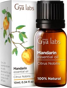 Tinh dầu Quýt Gya labs Mandarin essential oil Citrus Nobilis 100% tự nhiên 10ml của Mỹ