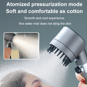 Multifunctional shower High Pressure Detachable Handheld Shower Head Set One Button Stop