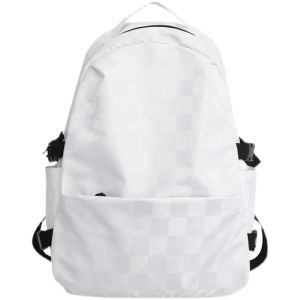 Japanese Plaid Schoolbag Mens and Womens Korean Ins Neutral Style Casual All-matching Student Backpack Large Capacity Backpack Fashion Schoolbag Female College Student Plaid Casual High School Large Capacity Neutral Couple Ins Backpack Mens Backpack