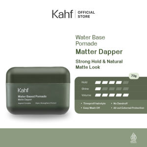 POMADE KAHF MATTE DAPPER WATER BASED SLEEK CLASSY WATER 70 GR HAIR STYLING MINYAK RAMBUT