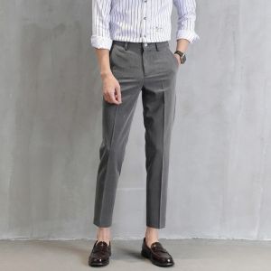 SharpLook High-end straight loose casual all-match drape wide-legged floor mopping ice silk trousers trendy brand handsome long trousers thin