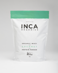 INCA ORGANICS - WHEY PROTEIN COCONUT FLAVOUR
