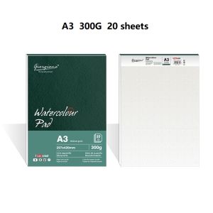 Radius K 300GSM Cotton 20 Sheets Watercolor Painting Pad single-piece packaging A3 A4 A5