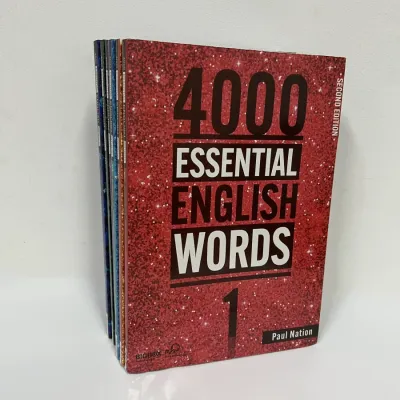 New version of 4000 words of English: 6 books of Essential English Level 1-6 IELTS SAT Core Words English Vocabulary Book