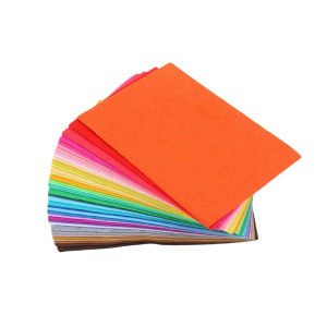 Non-woven Fabric 40 Color DIY Handmade Paper-cut Color Felt Fabric Weaving Childrens Handmade Material