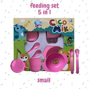 (BISA COD) FEEDING SET CICO MIKO/TEMPAT MAKAN BAYI/PERALATAN MAKAN BAYI