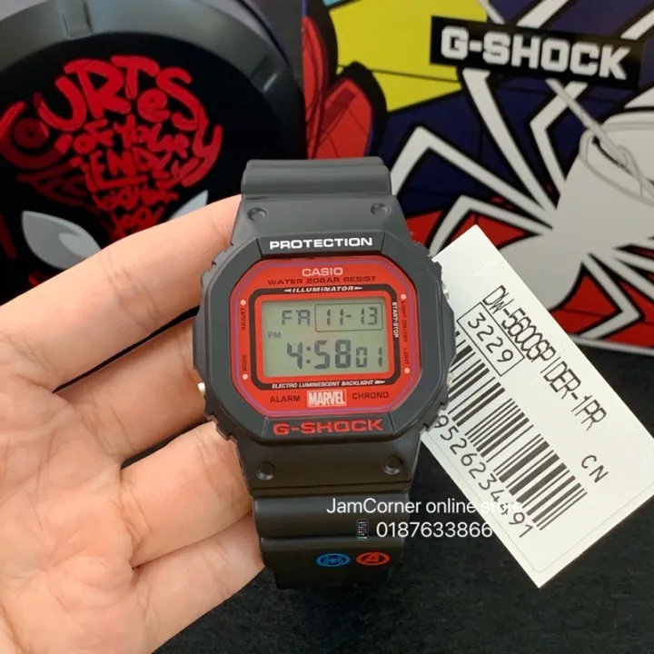 G Shock x Marvel Avengers Collection DW 5600SPIDER 1PR SPIDER MAN SPIDER MAN Lazada