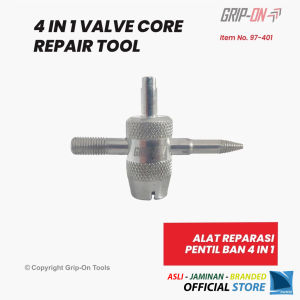 Kunci Pembuka Tutup Pentil Multifungsi - 4 In 1 Valve Core Repair Tool GRIP-ON