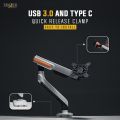 ✅ERGONOZ แขนจับจอ ขาตั้งจอคอมพิวเตอร์ Monitor Arm รุ่น TRAZER สำหรับหน้าจอ 17 - 32 นิ้ว. 