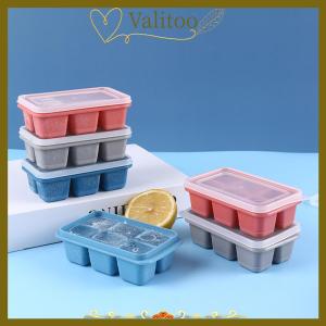 [Valitoo] 6-lưới Ice ball maker moldes de silicona BPA miễn phí với có thể tháo rời nắp Silicone khuôn Ice Cube khay Ice Cube khuôn nhà bếp acces
