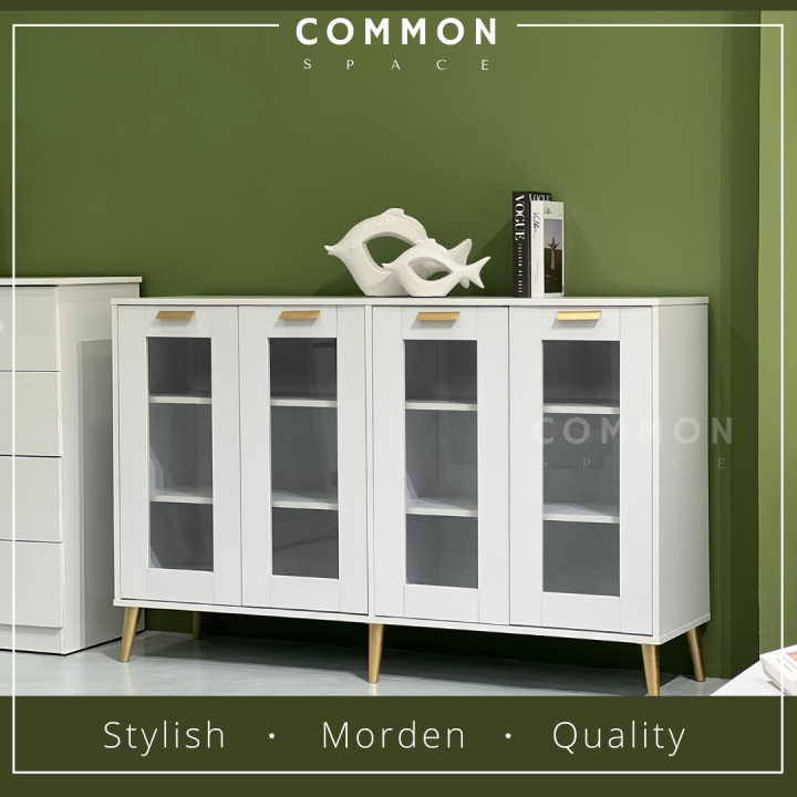 🔥 Free Install 🔥 Common Space - Glacia 4 Door Display Cabinet With ...