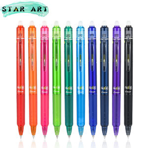 Pilot Frixion Clicker Erasable Roller Ball Gel Pen Lfbk-23ef for Primary School Students Friction Refill Red Black Blue Pink Green Purple Orange 0.5mm-Per Piece