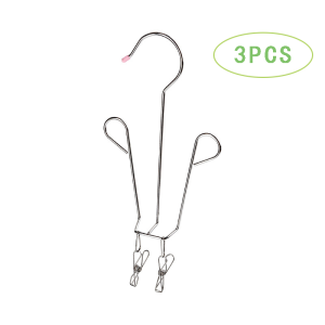 Stainless Steel Shoes Drying Hanger Shoes Drying Rack with 2 Clips Save Space Home Drying Shelf Storage Organizer