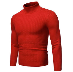 9 Color Mens Turtle Neck Sweater High Neck Long Sleeve Knitted Shirts Slim Pull Over Sweater Plus size Knit Tops